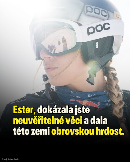 Ester Ledecká je obrovská legenda světového sportu. @esterledecka,&hellip;