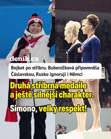 Simono, jste hrdinka. ❤️ V 17 letech získat dvě stříbrné&hellip;