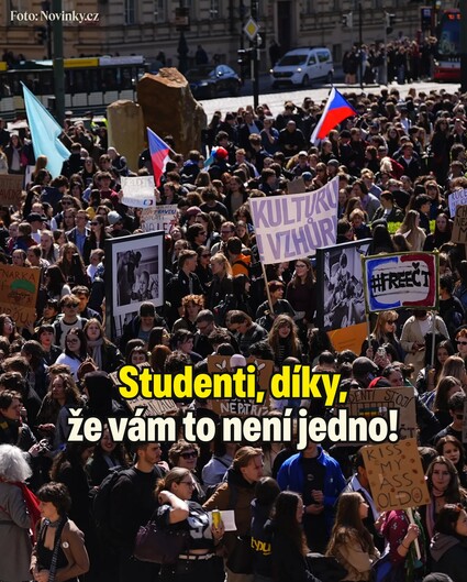 Obrovské poděkování všem mladým lidem. Studenti a studentky&hellip;
