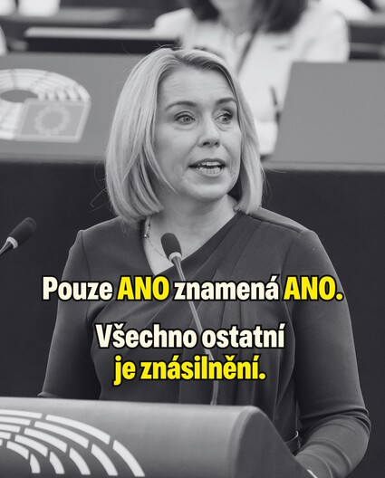 Pouze ano znamená ano. ✔️ Dnes jsme v Evropském parlamentu&hellip;