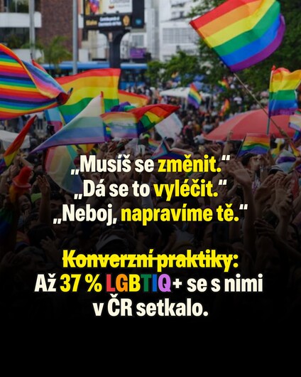 Snaha donutit lidi, aby přestali být sami sebou. Přesně&hellip;
