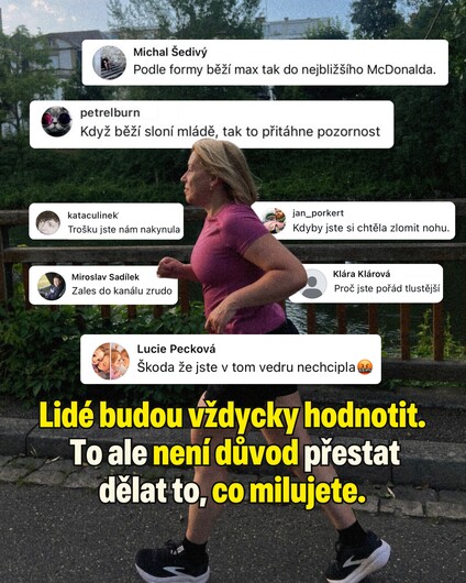 Běhám prý jako sloní mládě. No, pořád je lepší běžet jako&hellip;