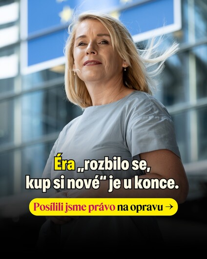 Rozbilo se? Opravit. Ne vyhodit. Abych vám ukázala, co právo&hellip;