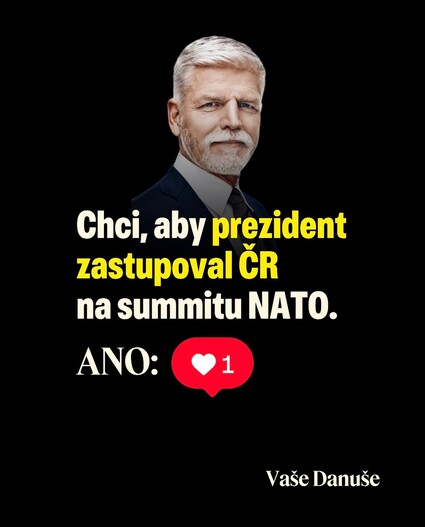 Já říkám ano. A vy?