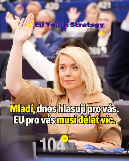 Mladí, tohle je pro vás! 🫶 Odhlasovali jsme Evropskou strategii…