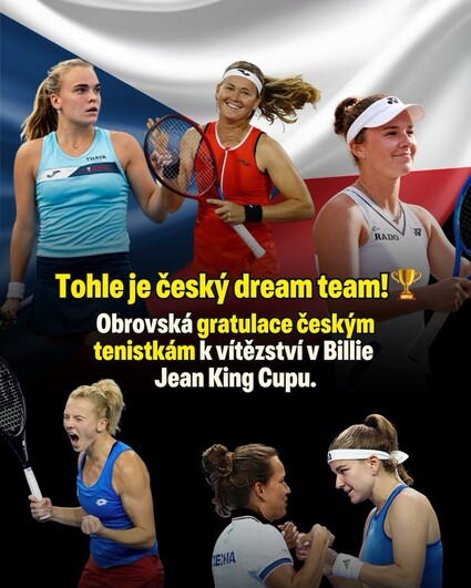 ❤️🇨🇿 Obrovská gratulace českým tenistkám! Dominance…