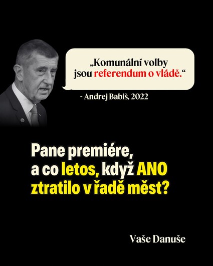 Voliči vystavili Babišově vládě vysvědčení. Pane Babiši,…