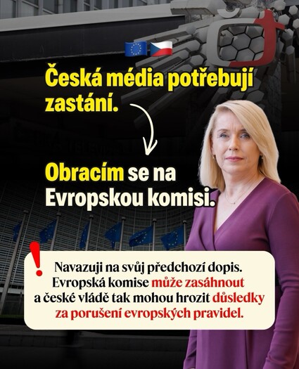 ‼️ Právě jsem odeslala dopis Evropské komisi. Nebudu nečinně…